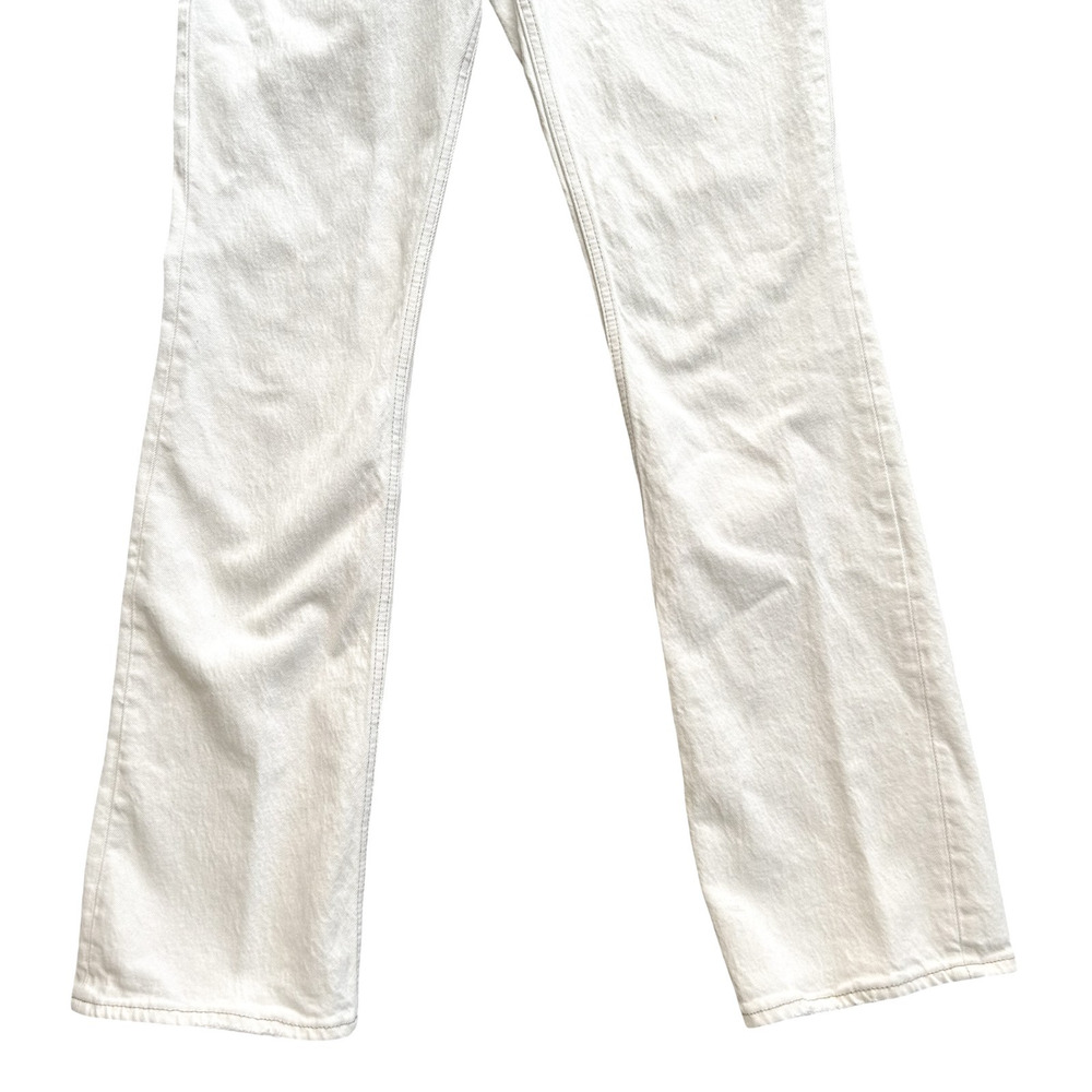 Abercrombie & Fitch Jeans 28 / 6L Ivory 70s Vintage Flare Ultra‎ High Rise (13) - Picture 8 of 11